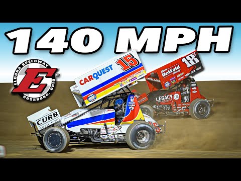 Flat Out at 130 MPH : Surviving The Knight Before the Kings Royal - dirt track racing video image
