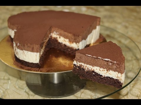 موس الشكولاتة البيضاء والسوداء اللذيذة