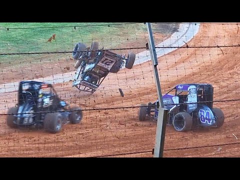 Baypark Speedway - Midgets - 5/11/22 - dirt track racing video image