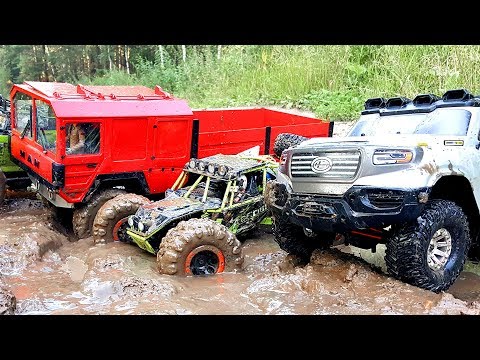 RC Cars Mudding OFF Road — MAN KAT1 RC4WD Beast 6x6, Axail SCX10, WLtoys 10428 — RC Extreme Pictures - UCOZmnFyVdO8MbvUpjcOudCg