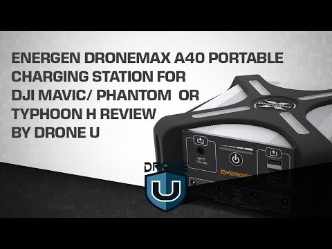 Energen DroneMax A40 Portable Charging Station for DJI Mavic/Phantom or Typhoon H Review by Drone U - UCgJ5K7wWoFlnYC3e8eIxYrA