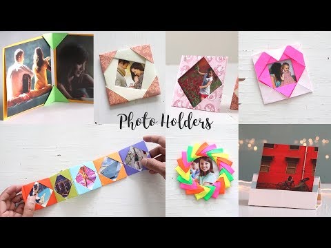 Easy DIY Photo Holders | Paper Craft Ideas | Art All The Way
