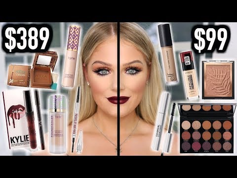 FULL FACE TESTING VIRAL DRUGSTORE DUPES | DRUGSTORE VS HIGH END MAKEUP - UCji7wwhcGBhI0MIlxytFp4Q