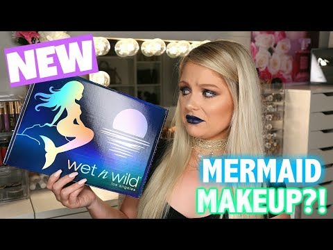 MERMAID MAKEUP?! NEW WET N WILD MERMAID COLLECTION REVIEW & SWATCHES - UCji7wwhcGBhI0MIlxytFp4Q