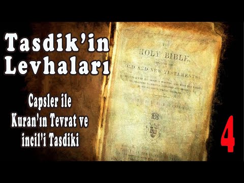 Tasdik'in Levhaları | Capsler ile Kuranın Tevrat  ve İncil'i Tasdiki 4