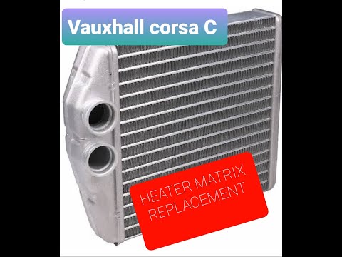 Sostituzione del radiatore del riscaldamento dell'abitacolo della Opel Corsa