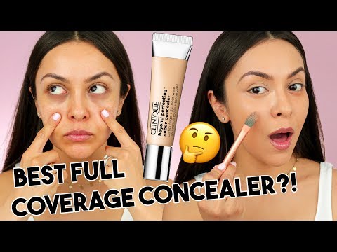 CLINIQUE BEYOND PERFECTING SUPER CONCEALER FIRST IMPRESSION! Is it FULL coverage?! - TrinaDuhra - UC8mcIi-QT6tSDC0pEmcsf2w