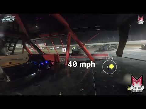 #RED1 Dan Wheeler - USRA B-Mod - 4-13-2024 Humboldt Speedway - In Car Camera - dirt track racing video image
