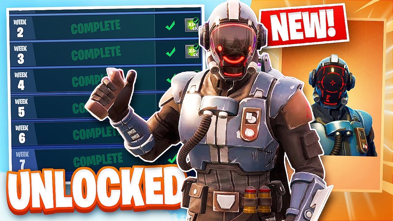 fortnite blockbuster challenge unlocking the visitor legendary skin fortnite battle royale fpvracer lt - skin fortnite complet