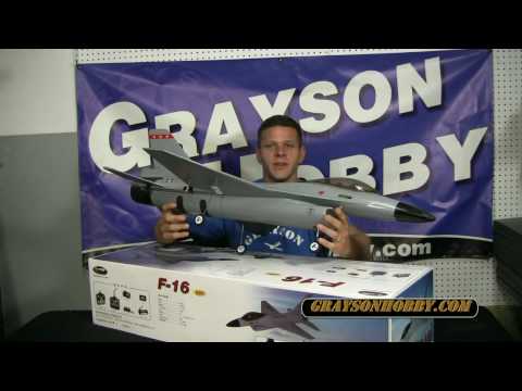 GraysonHobby Presents The Dynam F16 EDF ParkJet - Flying starts at 2:22 - UCf_qcnFVTGkC54qYmuLdUKA