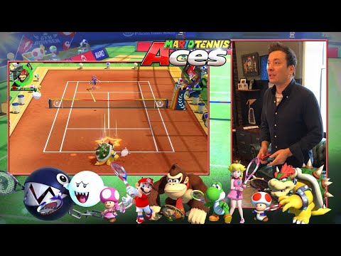 Jimmy Fallon Gets First Hands-On Play of Mario Tennis Aces - UC8-Th83bH_thdKZDJCrn88g