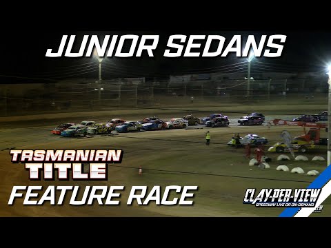 Junior Sedans | Tasmanian Title 2024/25 - Latrobe - 1st Feb 2025 | Clay-Per-View - dirt track racing video image