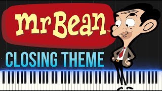 Howard Goodall - Mr. Bean (Animated) - Closing Theme (Piano Tutorial Synthesia)