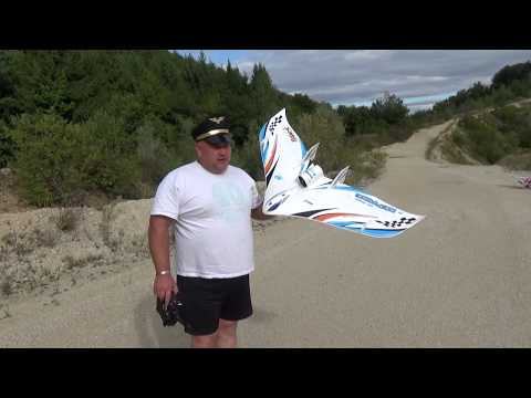 TechOne Neptune Flying Wing 64mm EDF Jet Quarry sound test - UC3RiLWyCkZnZs-190h_ovyA