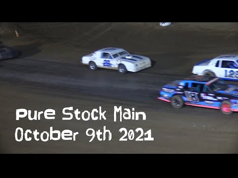 Pure Stock Main At Central Arizona Speedway October 9th 2021 - dirt track racing video image