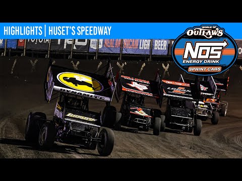 World of Outlaws NOS Energy Drink Sprint Cars | Huset’s Speedway | August 31, 2025 | HIGHLIGHTS - dirt track racing video image