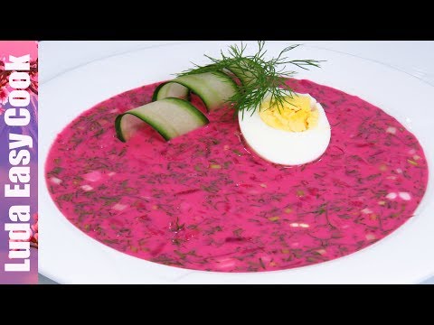 Вкуснейший ХОЛОДНЫЙ БОРЩ по маминому рецепту! В жару то, что надо!  | Summer Borscht Recipe - UCwZ6TJuh2PsR83k5PkkQx4A