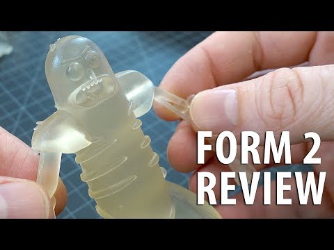 Formlabs Form 2 SLA 3D Printer Review - Yes I Printed Pickle Rick - UC_7aK9PpYTqt08ERh1MewlQ
