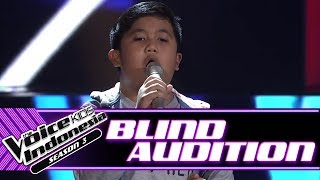 Mozez - Cheap Thrills | Blind Auditions | The Voice Kids Indonesia Season 3 GTV 2018