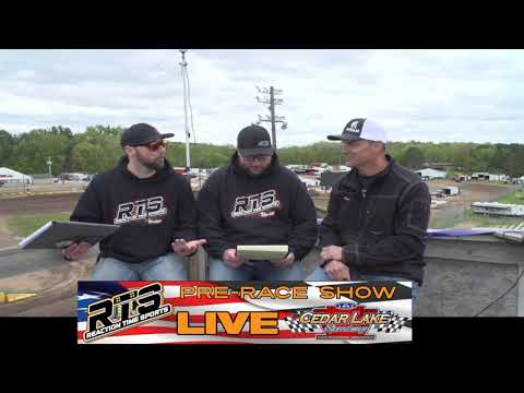 The RTS Pre-Race Show from Cedar Lake Speedway!!  5-21-2022 - dirt track racing video image