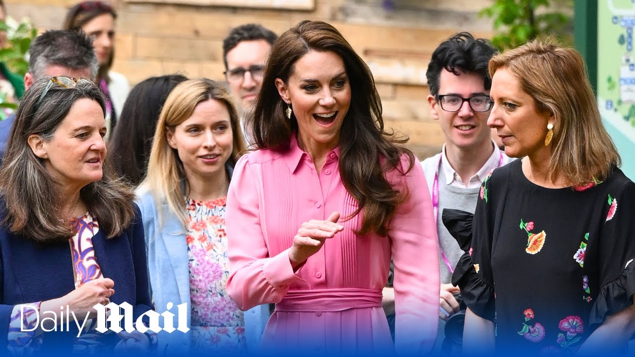 Kate Middleton stuns in her mother’s pink dress at Chelsea Flower Show