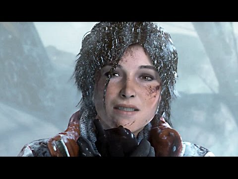 Rise of the Tomb Raider 2015 Gameplay Bear Fight Full Extended Demo - UCa5qeML93Hg37Ckn22pxdHA