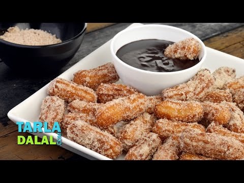 Churros/How to Make Famous Mexican Sweet/ Easy Breakfast Recipe by Tarla Dalal - UCYRRwNWXxCKFaVjFuXo1I8Q