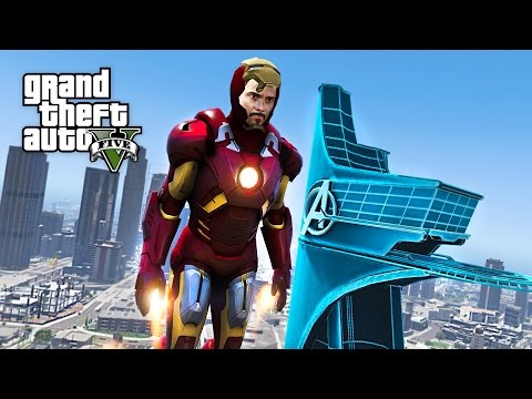 IRON MAN/TONY STARK'S AVENGERS TOWER MOD!! GTA 5 Iron Man Mod Gameplay! (GTA 5 Mods Gameplay) - UC2wKfjlioOCLP4xQMOWNcgg