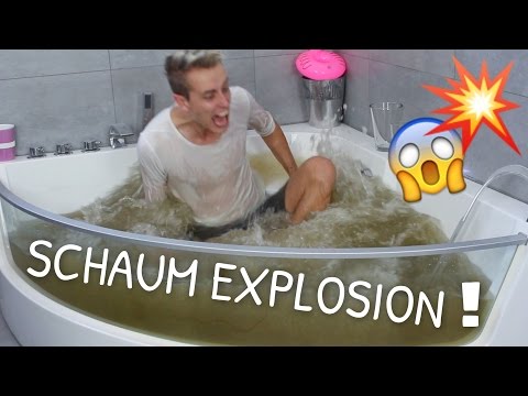 SCHAUM EXPLOSION in der Badewanne - EXPERIMENT :O | Julienco - UCX71z-68tW3Pk5TW6EPKQgg