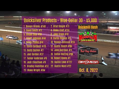Smoky Mountain Speedway | Red Clay Series | Oct  8, 2022 - dirt track racing video image