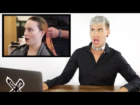 HAIRDRESSER REACTS TO MOLLY BURKE GETTING HER HAIR BLEACHED AND CUT |bradmondo - UCoc_XJPj6YLMQDWtPDQcDtA