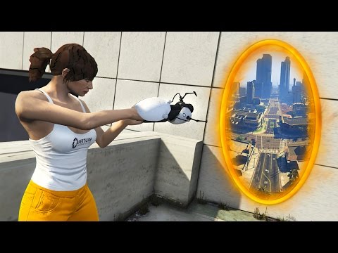 GTA 5 Mods - ULTIMATE PORTAL MOD w/ PORTAL GUN! GTA 5 Portal Mod Gameplay! (GTA 5 Mods Gameplay) - UC2wKfjlioOCLP4xQMOWNcgg