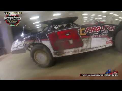 #18C Chris Carpenter - 2022 Gateway Dirt Nationals - Super Late Model - InCar Camera - dirt track racing video image