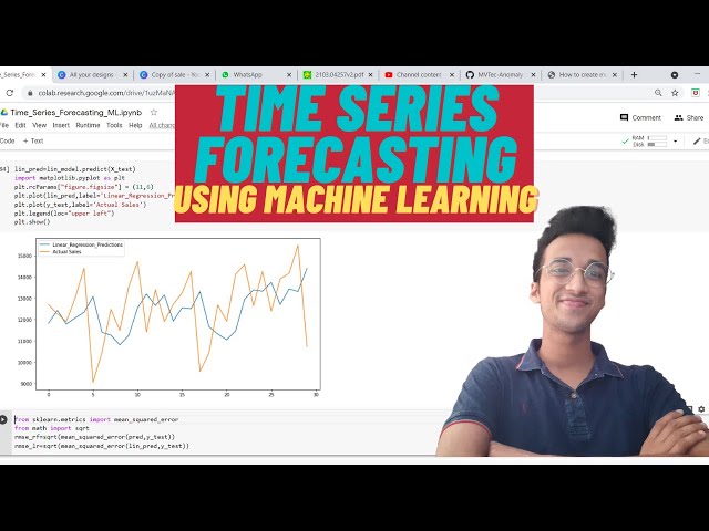 Time Series Forecasting with Machine Learning in Python