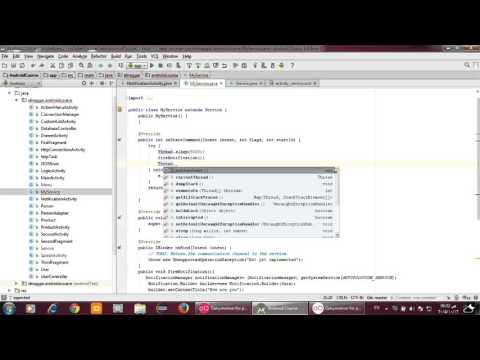 كورس برمجة تطبيقات الاندرويد  31 Service