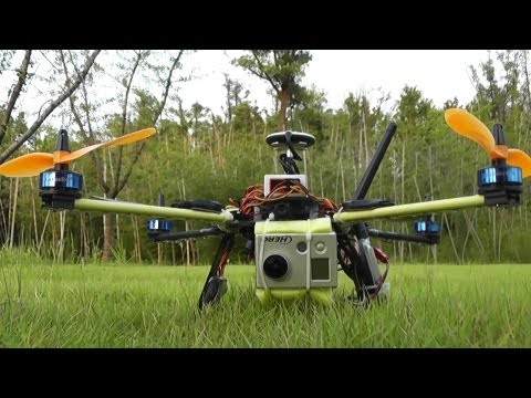 LotusRC T380 conversion to Naza Fast FPV Flight among trees - UCsFctXdFnbeoKpLefdEloEQ