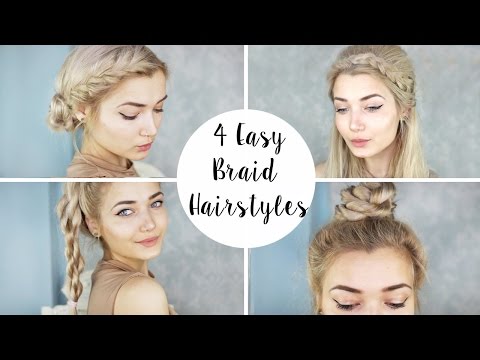 4 Cute Braid Hairstyles | Quick & Easy - UCBKFH7bU2ebvO68FtuGjyyw