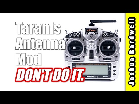 Frsky Taranis antenna mod and why you probably shouldn't do it. - UCX3eufnI7A2I7IkKHZn8KSQ