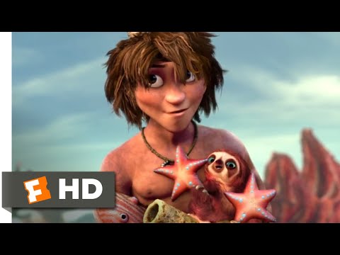 The Croods (2013) - Try This On For Size Scene (6/10) | Movieclips - UC3gNmTGu-TTbFPpfSs5kNkg