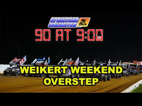 SprintCarUnlimited 90 at 9 for Tuesday, September 10th: A three-day Weikert weekend is a miss - dirt track racing video image