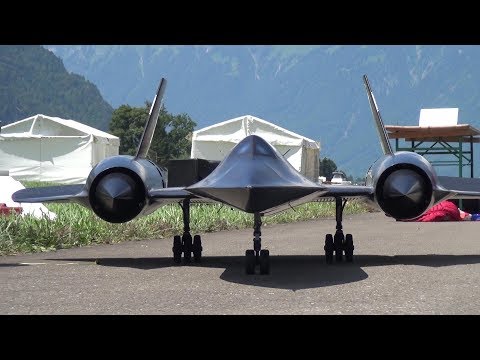 The New R/C Lockheed SR-71 Blackbird by Roger Knobel with After-Burn FAI Meiringen 2018 - UCTLEcIaYJEbUEzQc3-ZvruQ