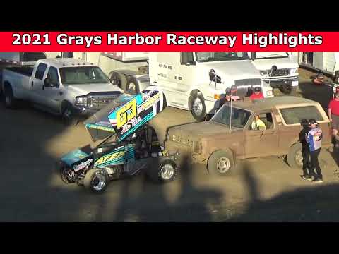 Grays Harbor Raceway, 2021 Highlights - Part 2 - dirt track racing video image
