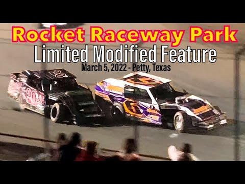 USRA Limited Modified Feature - Rocket Raceway Park - Texas Spring Nationals - Night 2 - 03/05/2022 - dirt track racing video image