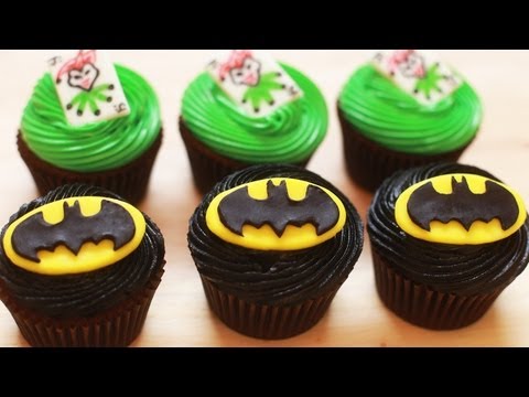 HOW TO MAKE BATMAN CUPCAKES - NERDY NUMMIES - UCjwmbv6NE4mOh8Z8VhPUx1Q