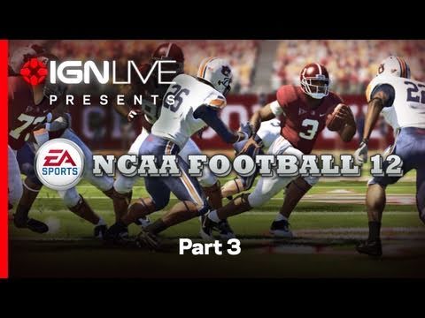 NCAA Football 12: Live Gameplay & Q&A - Part 3 - UCKy1dAqELo0zrOtPkf0eTMw