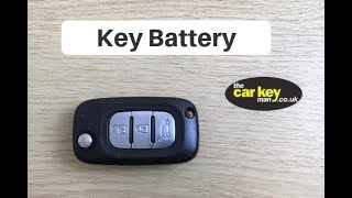 Cambio batteria chiave Renault CLIO 3