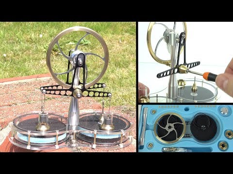 Assembling a Stirling Engine Kit - The engine that can be powered by a set-top box - UC5I2hjZYiW9gZPVkvzM8_Cw