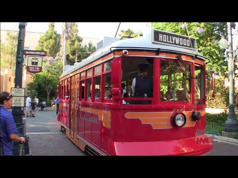 Ride on Red Car Trolley from Tower of Terror to Buena Vista Street at Disney California Adventure - UCYdNtGaJkrtn04tmsmRrWlw