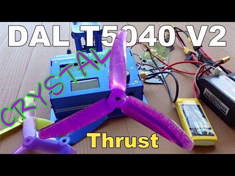 DAL T5040 V2 CRYSTAL Prop Thrust Test! - UC2c9N7iDxa-4D-b9T7avd7g