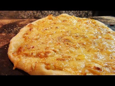 Roasted Onion Pizza - NoRecipeRequired.com - UC2Kqui8VRpm1uMKl7QQGX2w